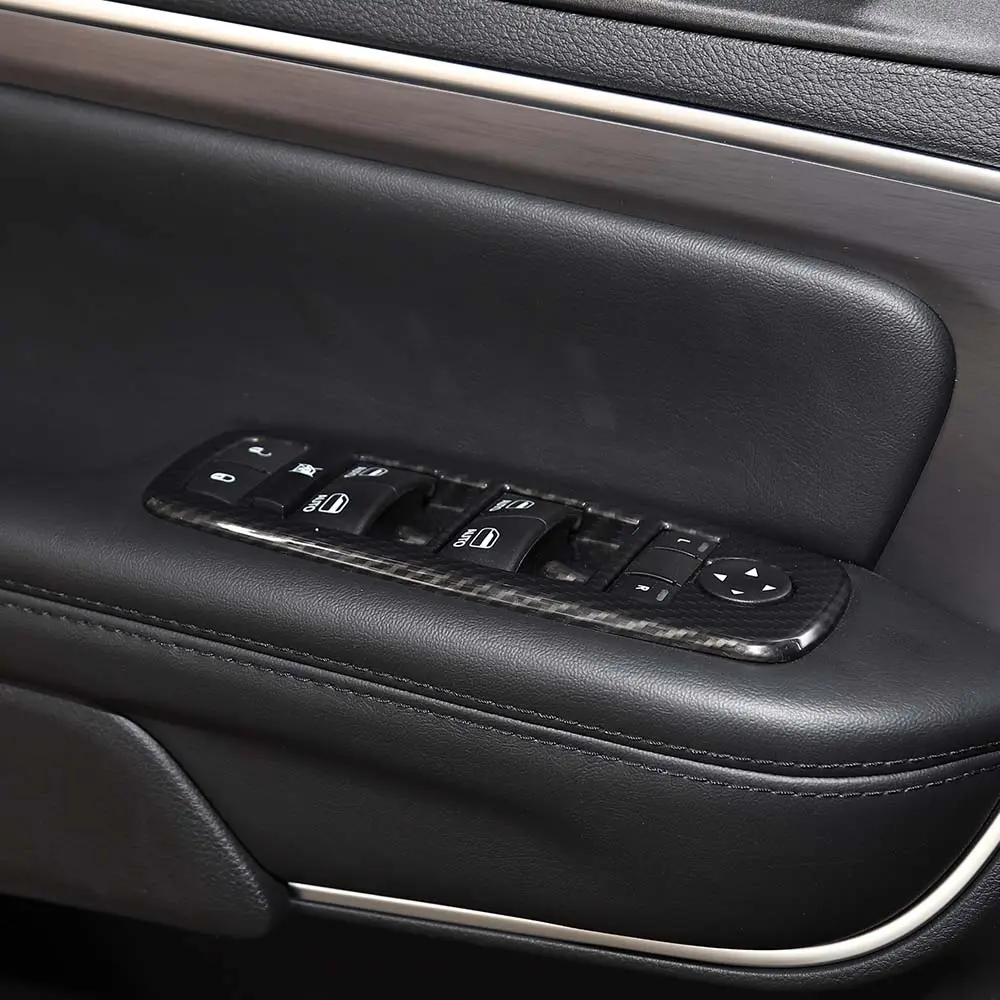 For Jeep Grand Cherokee 2011-2021 WK2 &Cherokee 2014+ Window Lift Switch Button Cover Trim - Image 7
