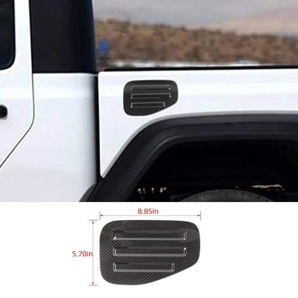 For 2018+ Jeep Gladiator JT Filler Fuel Tank Gas Cap Cover Trim