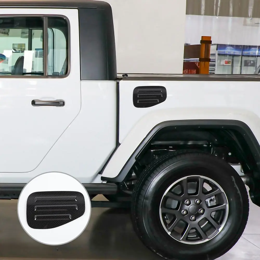 For 2018+ Jeep Gladiator JT Filler Fuel Tank Gas Cap Cover Trim - Image 3