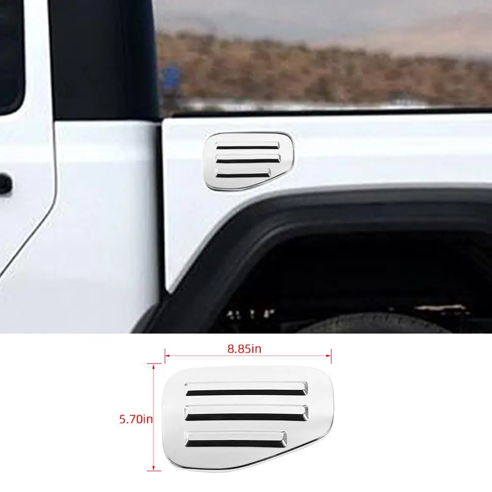 For 2018+ Jeep Gladiator JT Filler Fuel Tank Gas Cap Cover Trim - Image 7