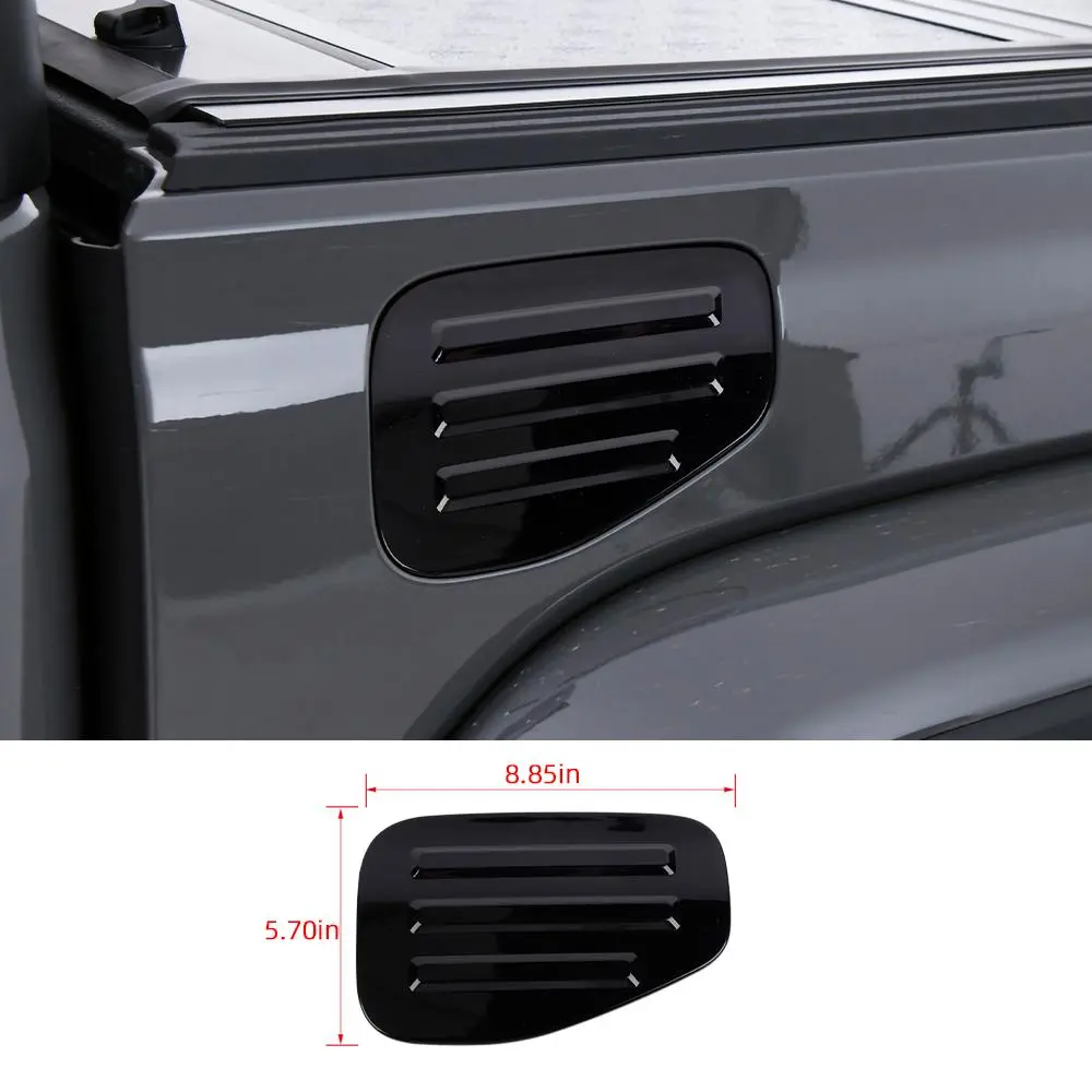 For 2018+ Jeep Gladiator JT Filler Fuel Tank Gas Cap Cover Trim - Image 8