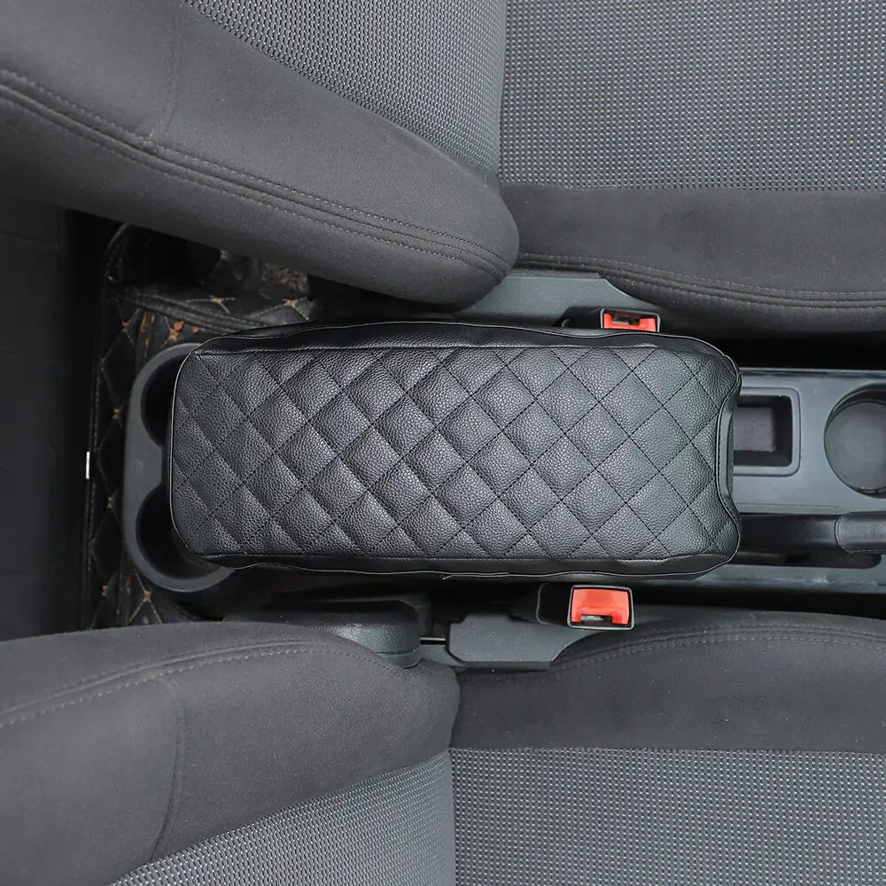 For Jeep 2007-2016 Compass / Patriot 11-16 Leather Center Console Armrest Box Cover - Image 2