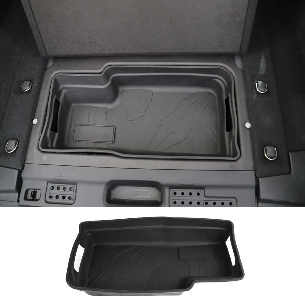 For 2018+ Jeep Wrangler JL JLU Trunk Cargo Area Tray Tub Liner Organizer Storage Box