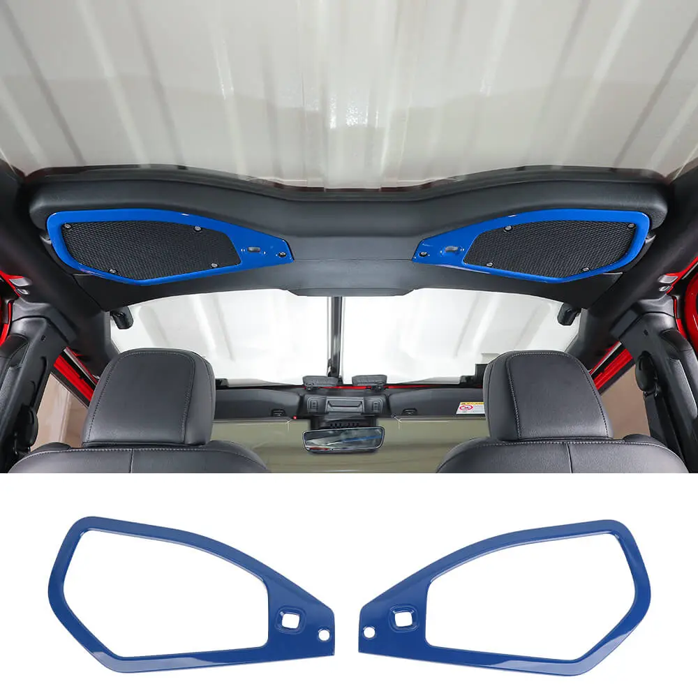 For 2024+ Jeep Wrangler JL & Gladiator JT Top Roof Speaker Stereo Cover Trim Ring - Image 11