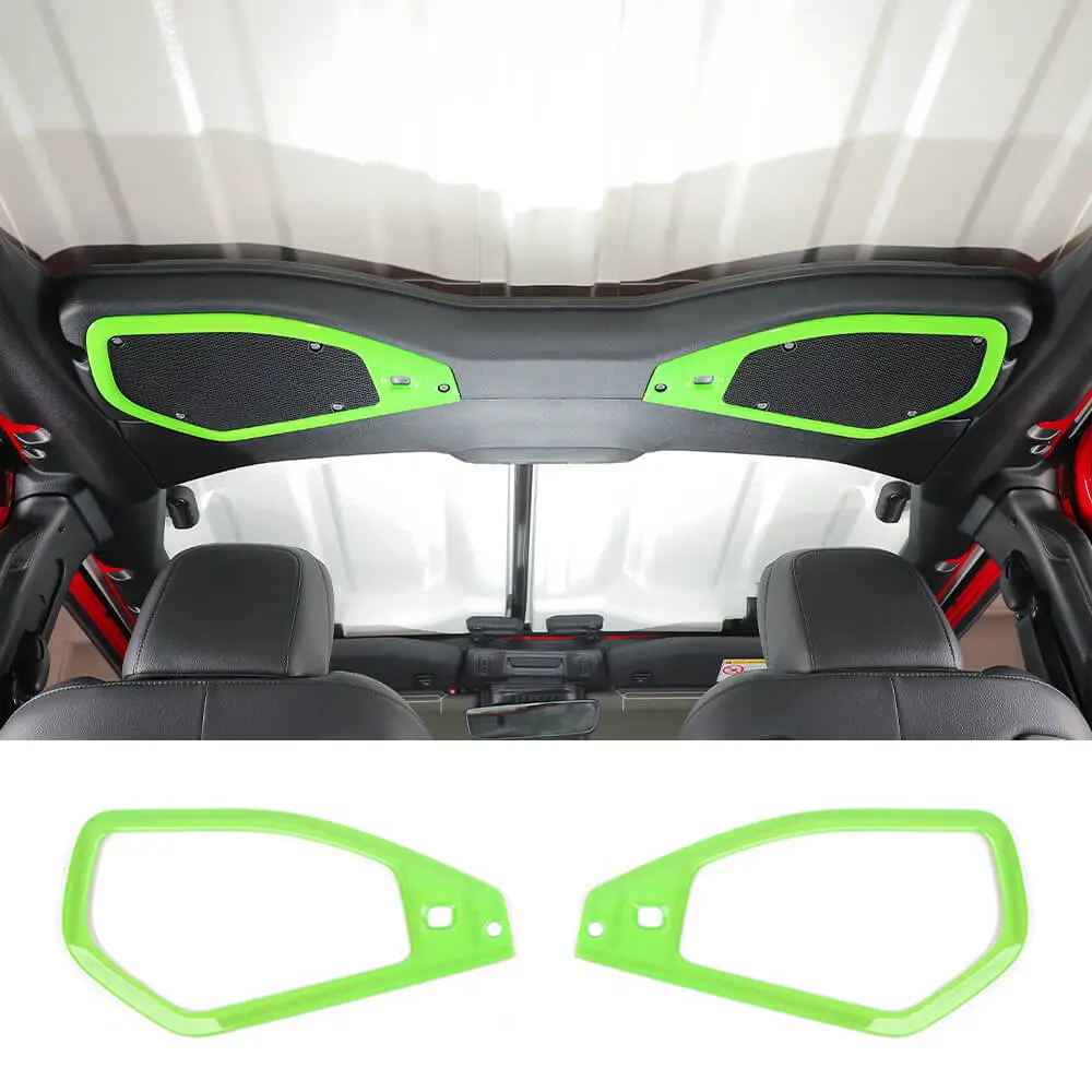 For 2024+ Jeep Wrangler JL & Gladiator JT Top Roof Speaker Stereo Cover Trim Ring - Image 12