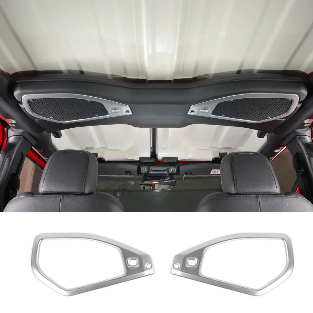 For 2024+ Jeep Wrangler JL & Gladiator JT Top Roof Speaker Stereo Cover Trim Ring - Image 13