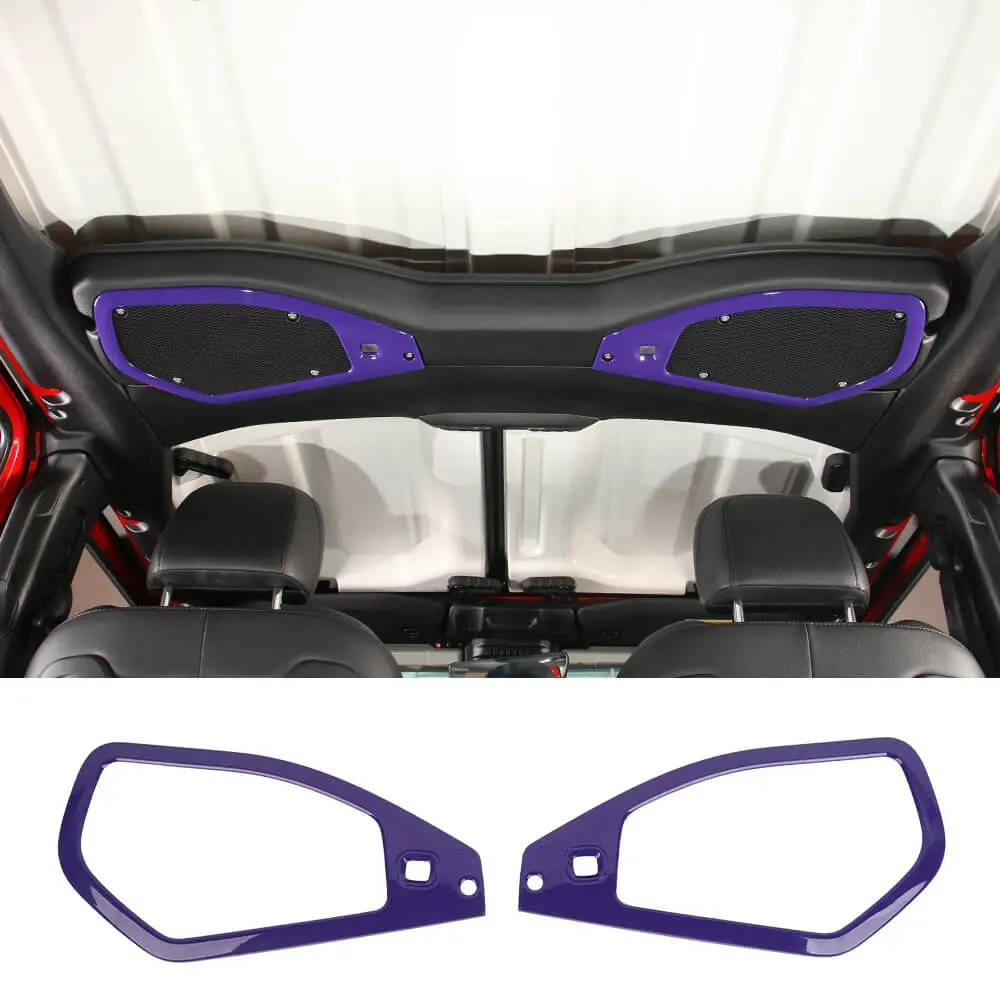 For 2024+ Jeep Wrangler JL & Gladiator JT Top Roof Speaker Stereo Cover Trim Ring - Image 15