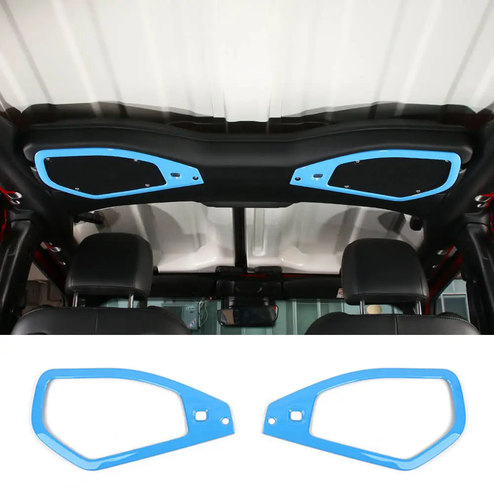 For 2024+ Jeep Wrangler JL & Gladiator JT Top Roof Speaker Stereo Cover Trim Ring - Image 18