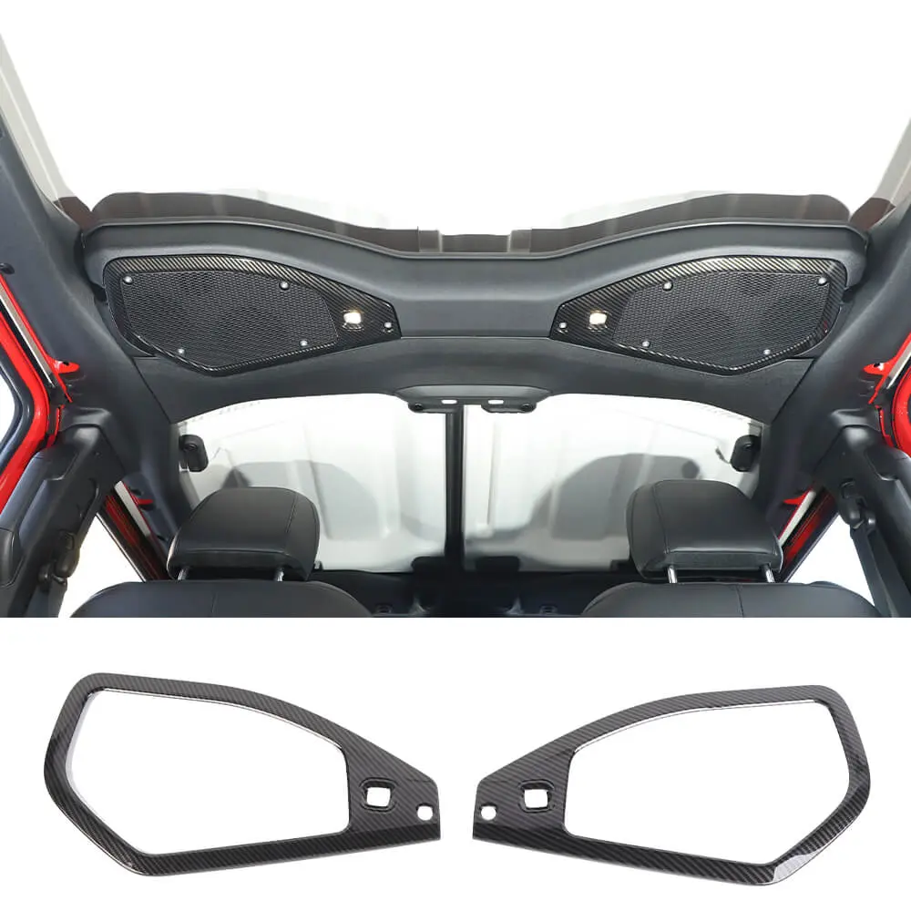 For 2024+ Jeep Wrangler JL & Gladiator JT Top Roof Speaker Stereo Cover Trim Ring - Image 19