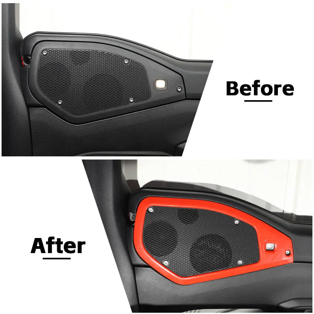 For 2024+ Jeep Wrangler JL & Gladiator JT Top Roof Speaker Stereo Cover Trim Ring - Image 2