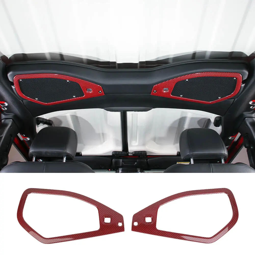 For 2024+ Jeep Wrangler JL & Gladiator JT Top Roof Speaker Stereo Cover Trim Ring - Image 20