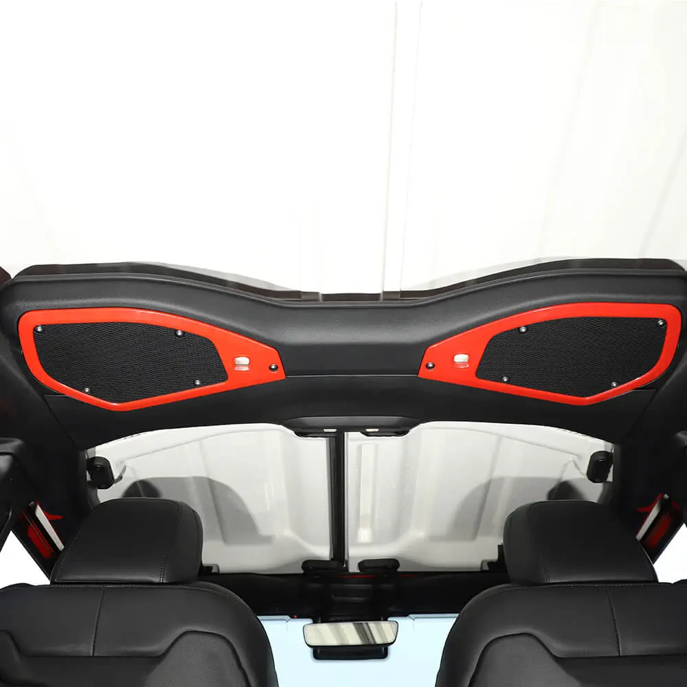 For 2024+ Jeep Wrangler JL & Gladiator JT Top Roof Speaker Stereo Cover Trim Ring - Image 4