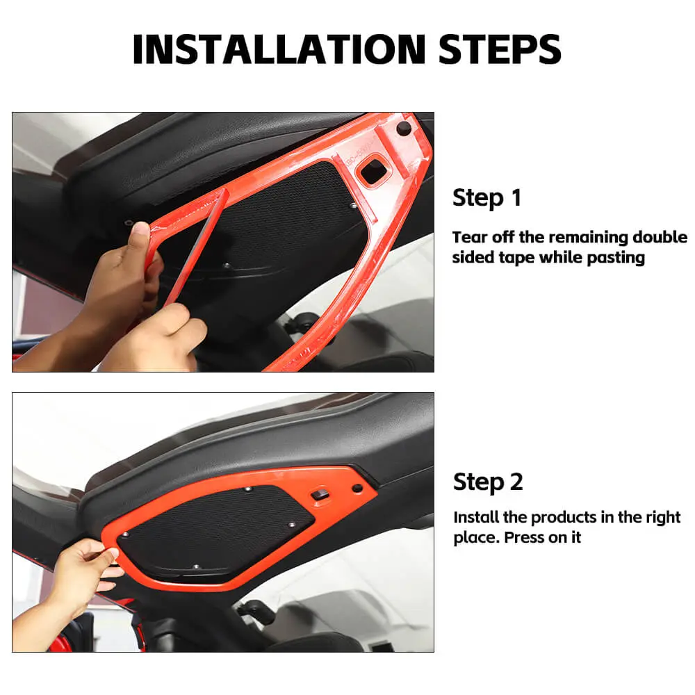 For 2024+ Jeep Wrangler JL & Gladiator JT Top Roof Speaker Stereo Cover Trim Ring - Image 6