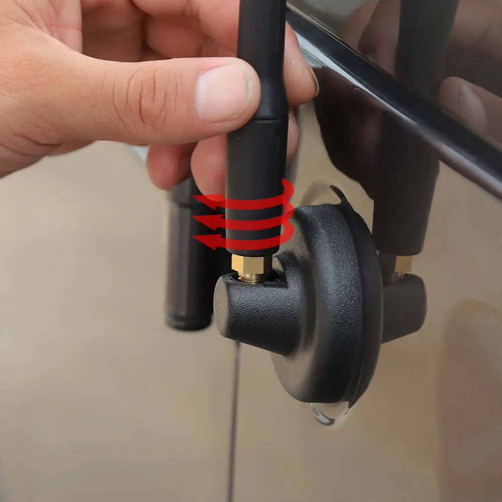 For 2007-2023 Jeep Wrangler JK JKU JL JLU & Gladiator JT 13 Inch Short Radio Antenna - Image 5