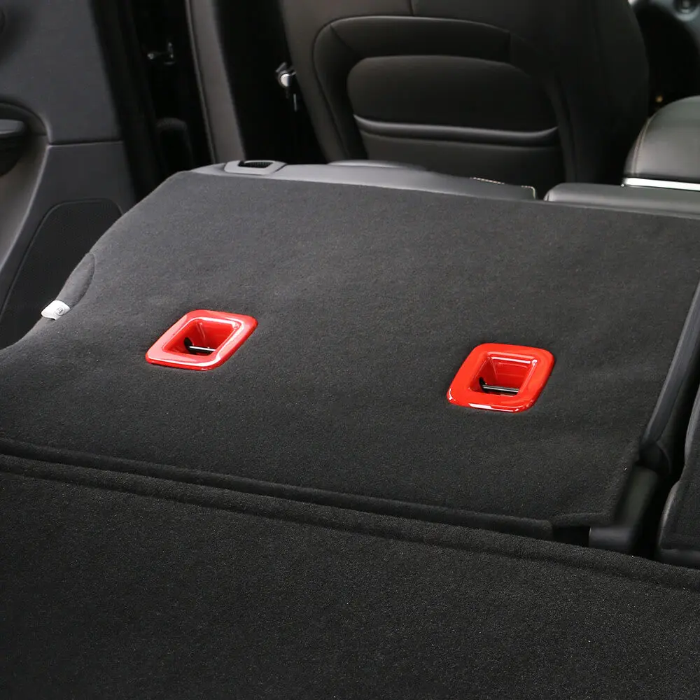 For 2014+ Jeep Cherokee Rear Seat Back backrest Cover Molding Trim 3PC - Image 3