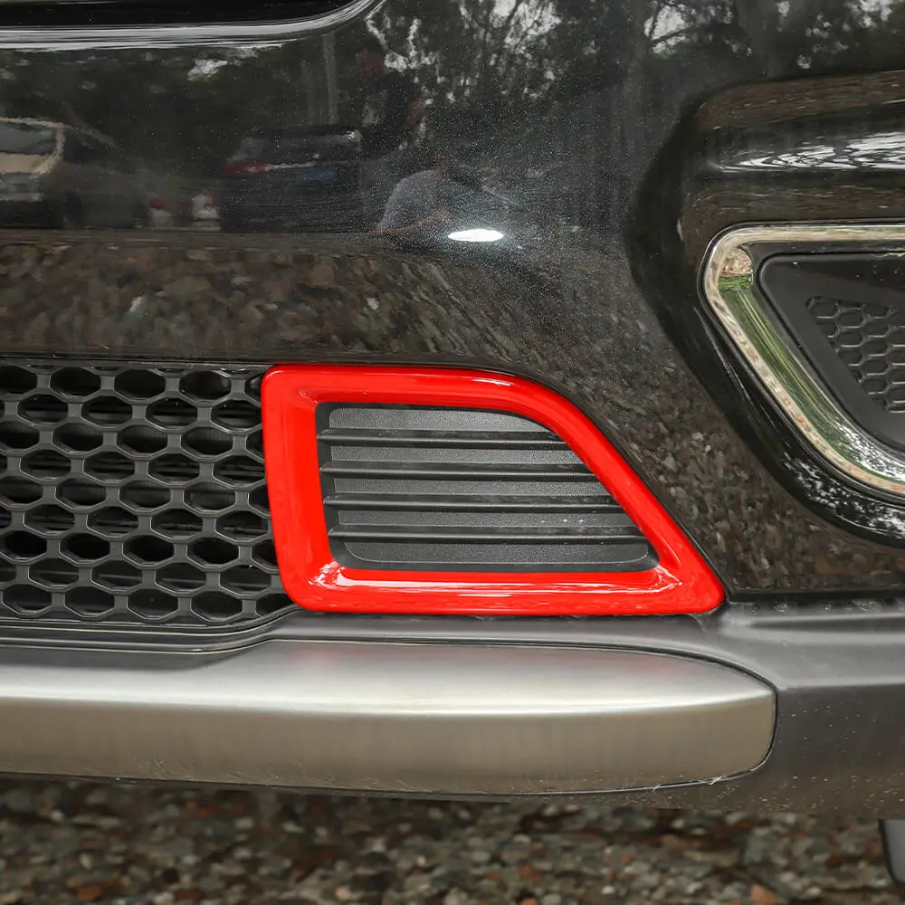 For 2019+ Jeep Cherokee Front Bumper Air Inlet Vent Cover Trim - Image 3