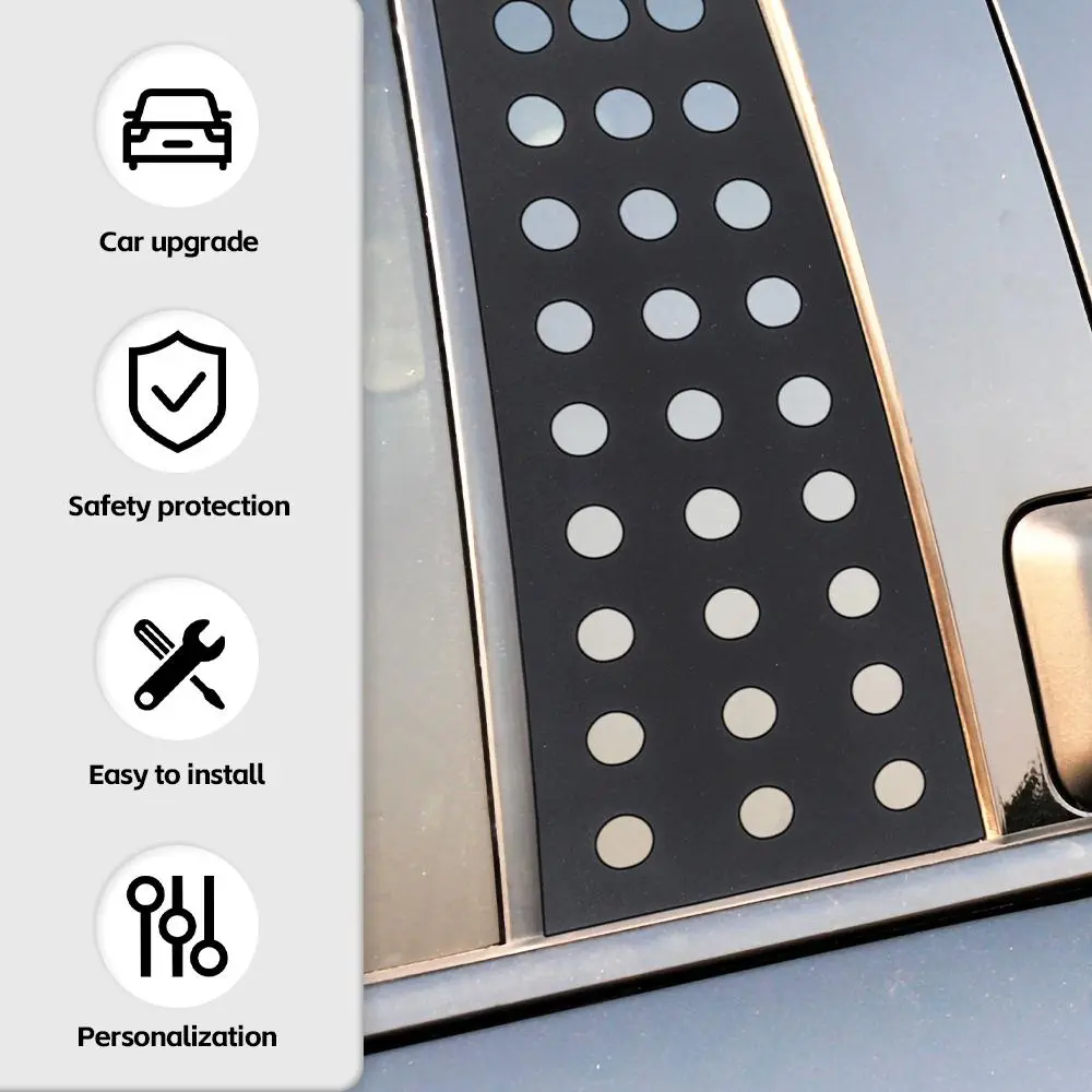 For 2007-2016 Jeep Compass Rear Small Window Glass Plate Panel Trim Cover - Image 5