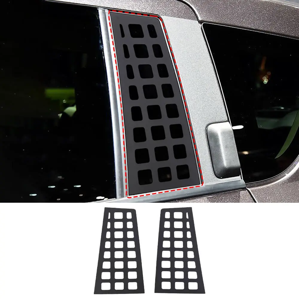 For 2007-2016 Jeep Compass Rear Small Window Glass Plate Panel Trim Cover - Image 8