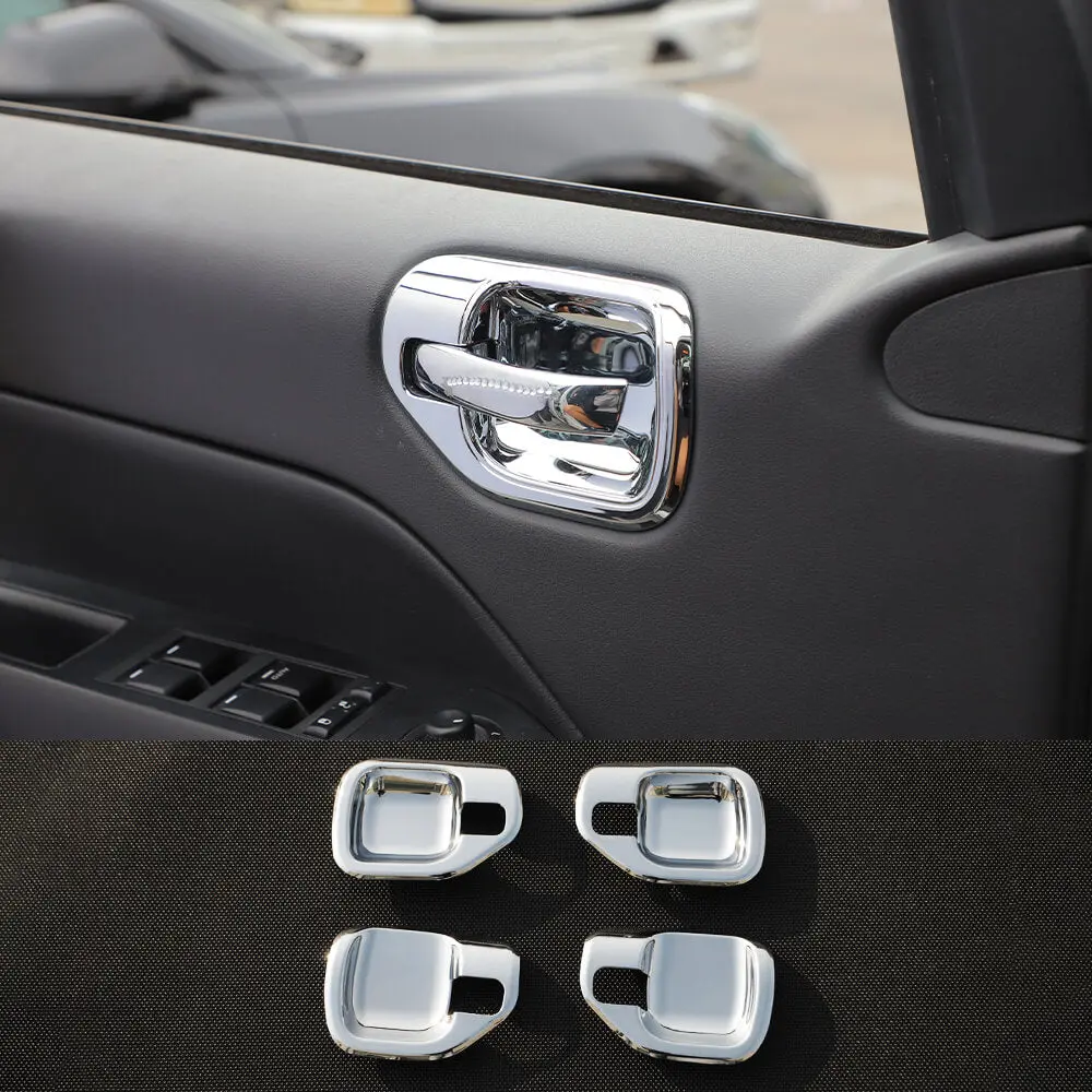 For 2010-2016 Jeep Compass Inner Door Handle Bowl Frame Trim 4PCS