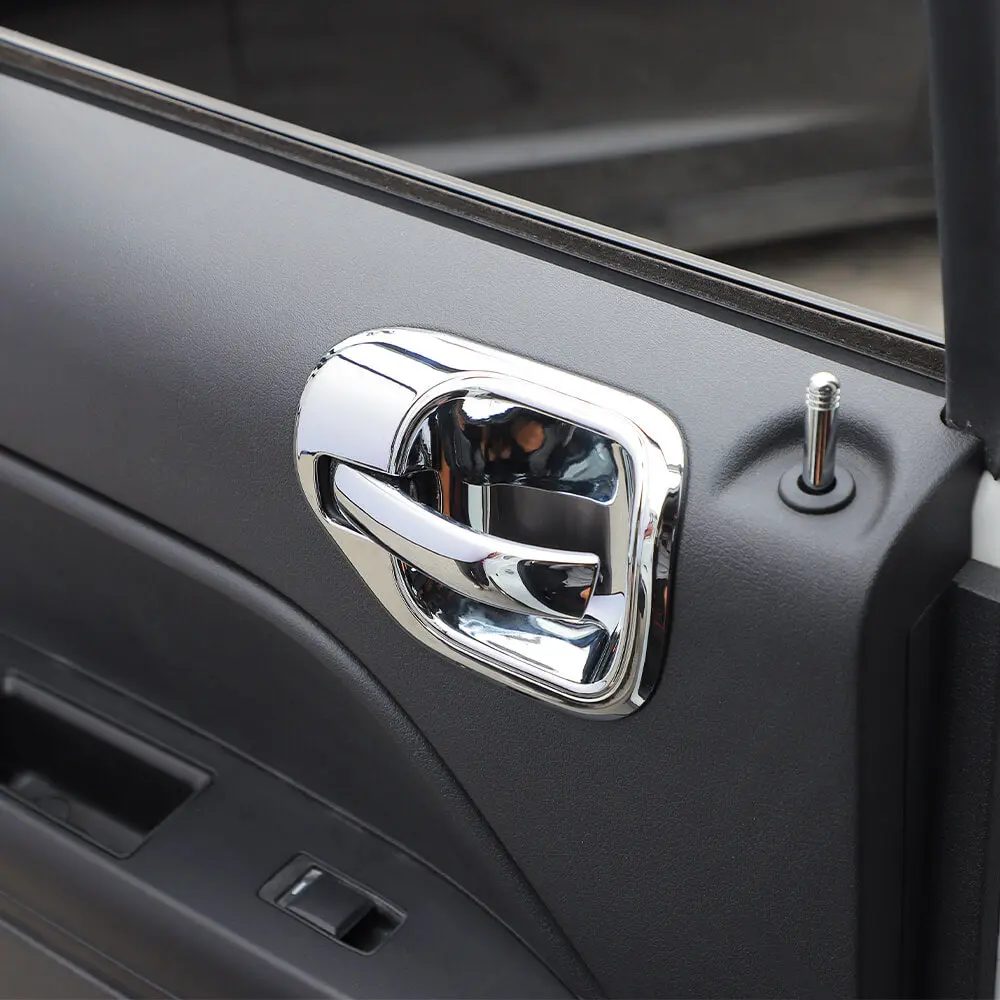 For 2010-2016 Jeep Compass Inner Door Handle Bowl Frame Trim 4PCS - Image 5
