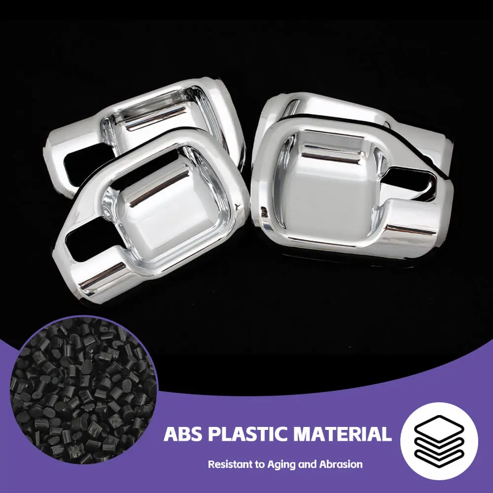 For 2010-2016 Jeep Compass Inner Door Handle Bowl Frame Trim 4PCS - Image 8