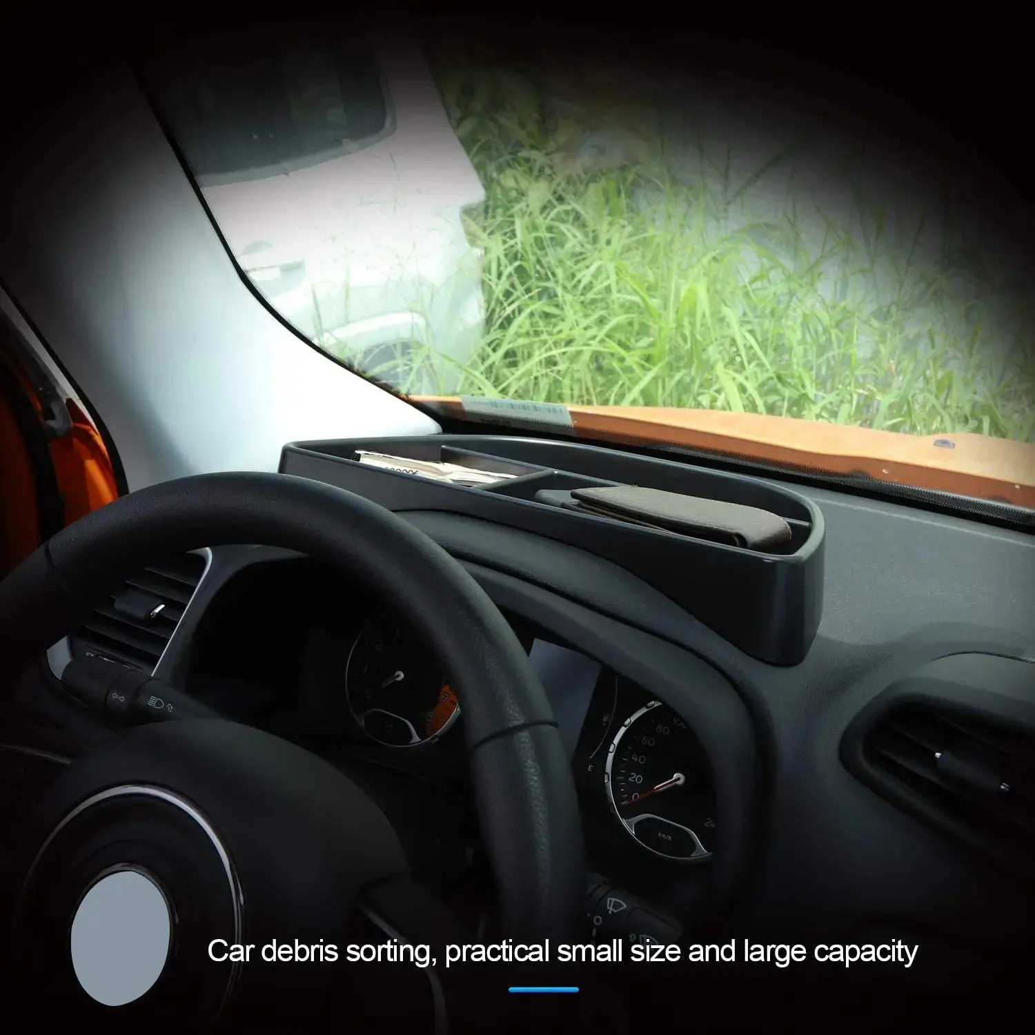 For 2015+ Jeep Renegade Dashboard Organizer Storage Tray Box - Image 7