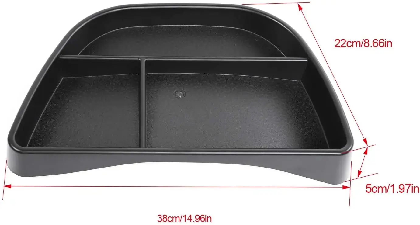 For 2015+ Jeep Renegade Dashboard Organizer Storage Tray Box - Image 9