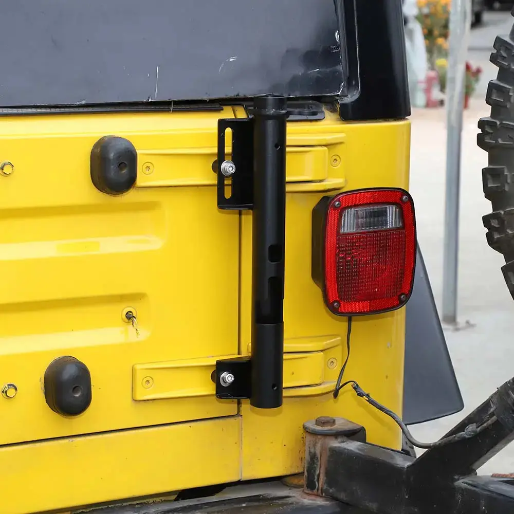 For Jeep Wrangler TJ JK JKU JL JLU & Gladiator JT Multi-function Flag Pole Holder Bracket Mount - Image 6