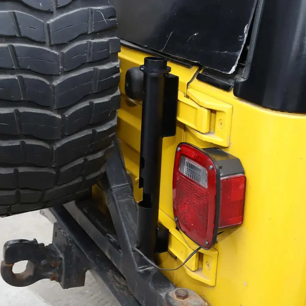 For Jeep Wrangler TJ JK JKU JL JLU & Gladiator JT Multi-function Flag Pole Holder Bracket Mount - Image 7