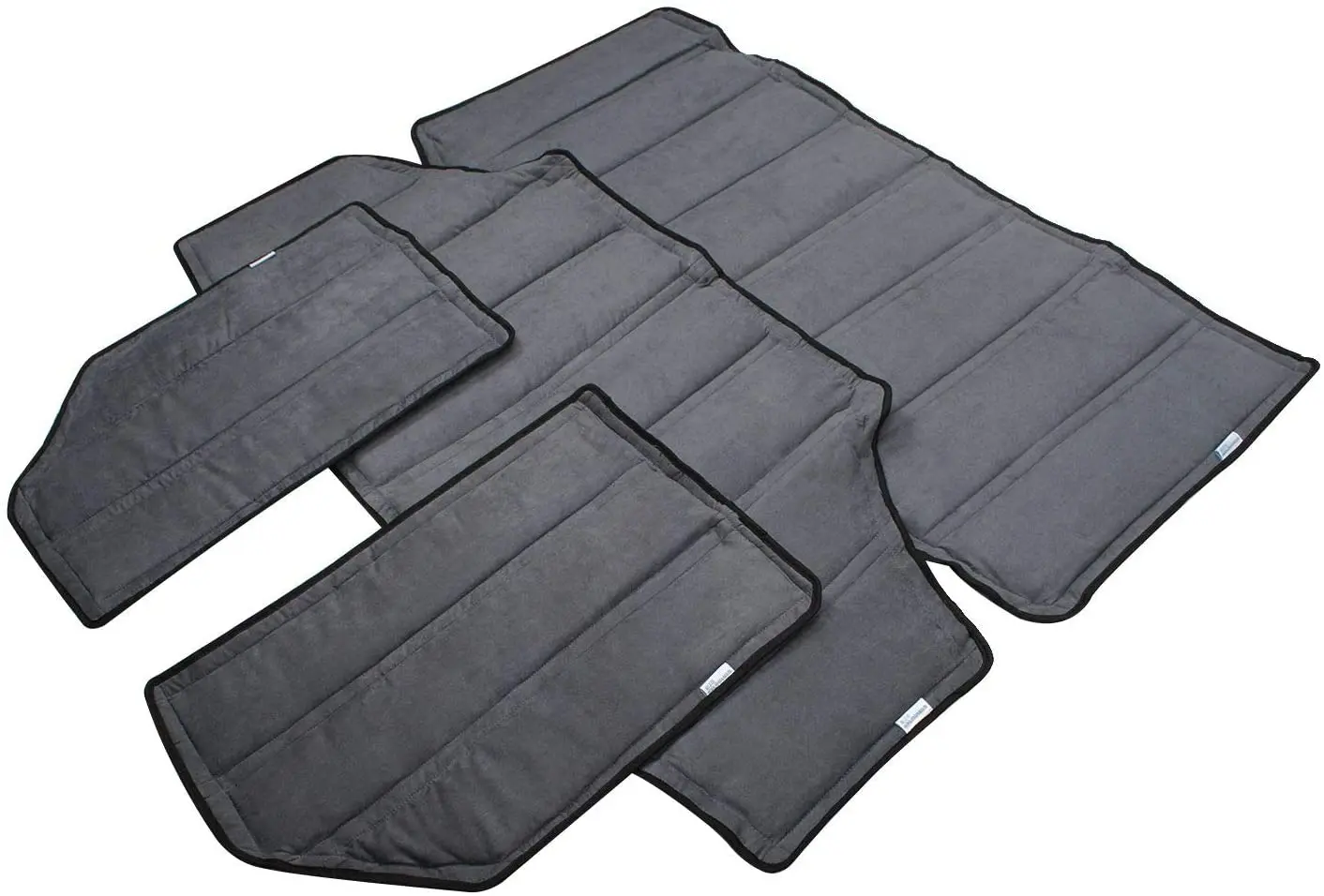 For 2012-2018 Jeep Wrangler JK & Unlimited 4-Door Hardtop Headliner Roof Heat Insulation Kit (Grey) - Image 6