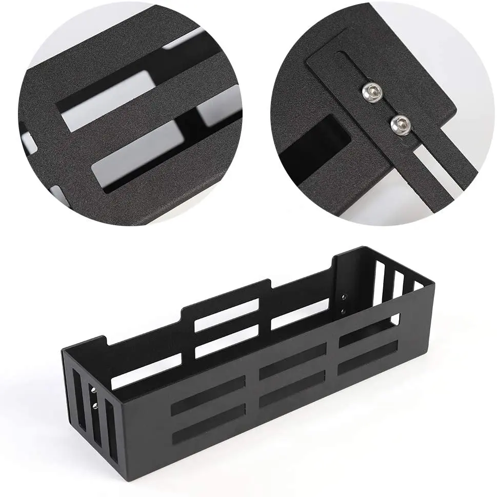 For Jeep Wrangler JK & JL Trunk Cargo Side Basket Rack Solid Metal Luggage Storage Carrier - Image 6