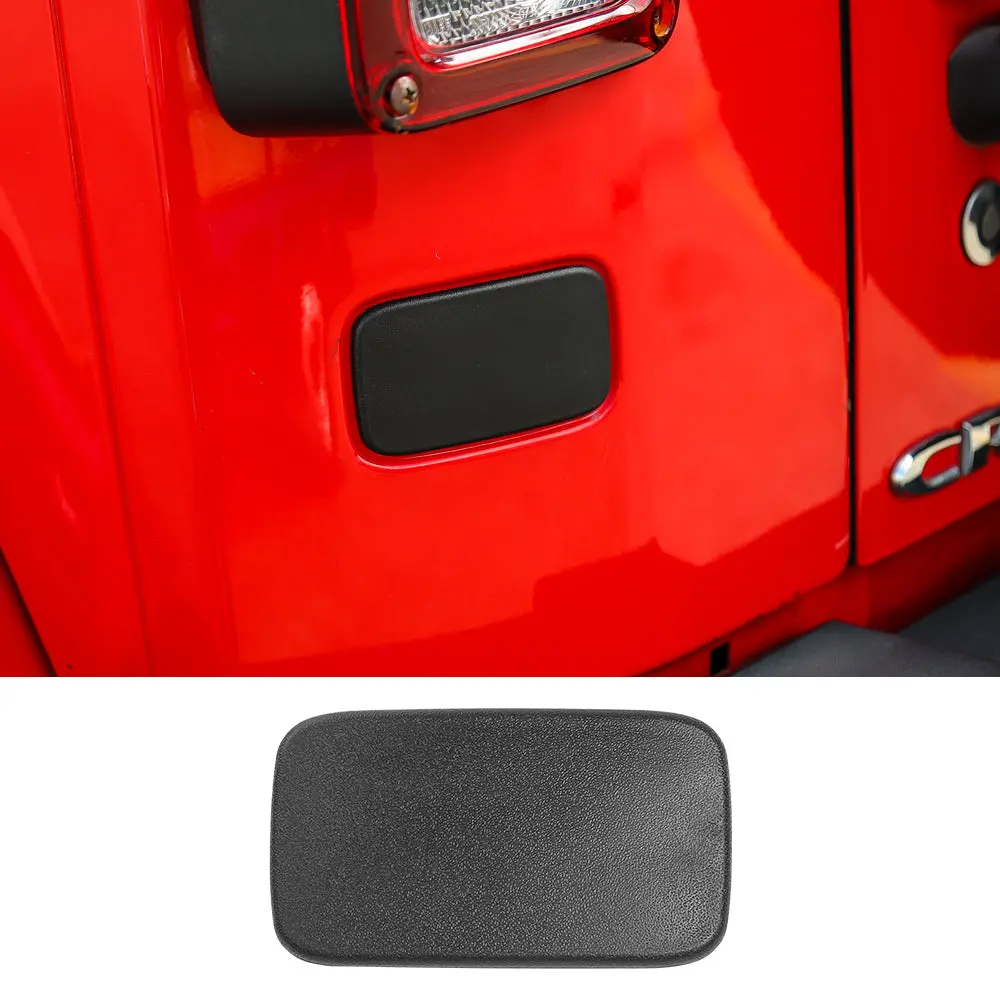 For 2007-2018 Jeep JK JKU Rear License Plate Deletion Panel Trim Cover 1PC