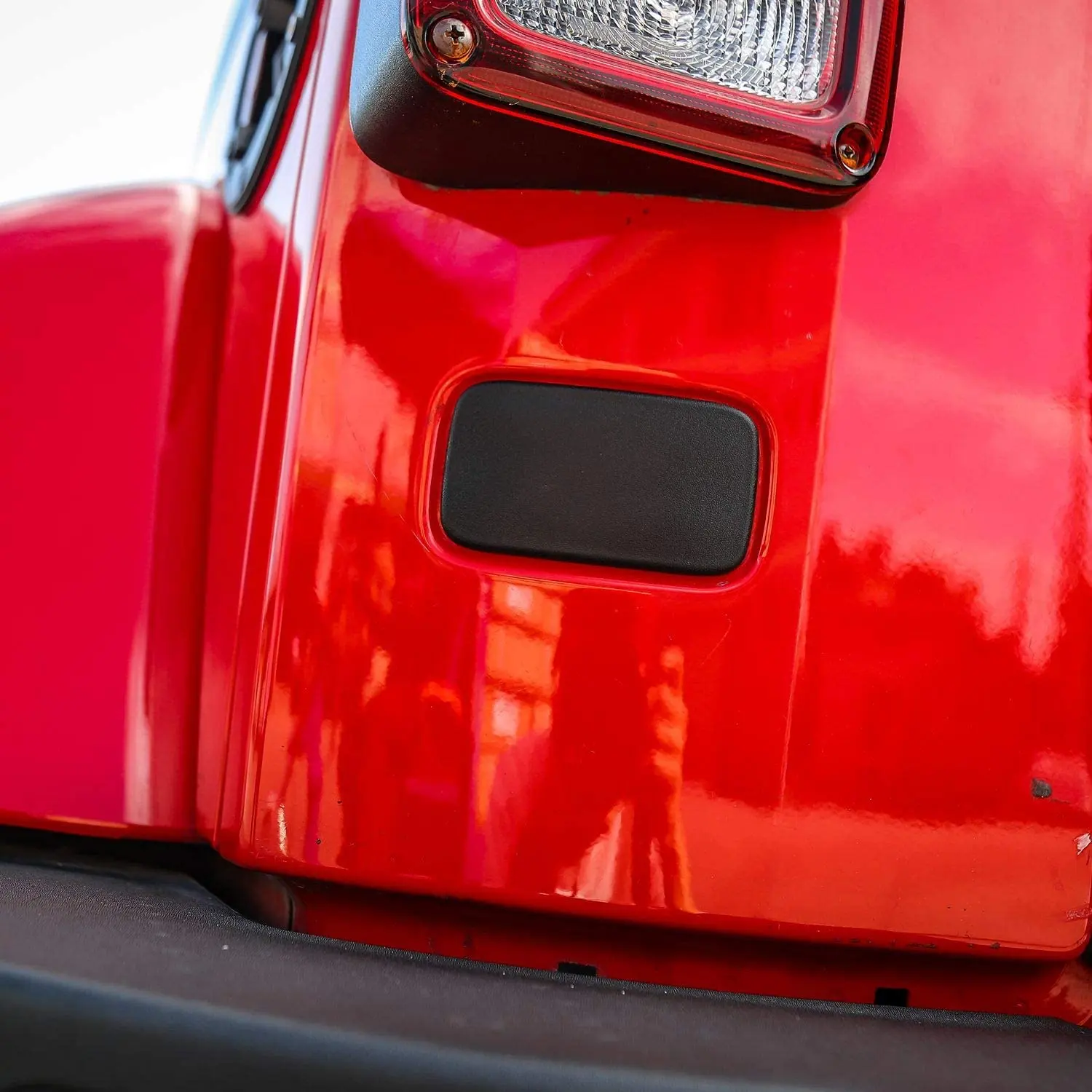 For 2007-2018 Jeep JK JKU Rear License Plate Deletion Panel Trim Cover 1PC - Image 5