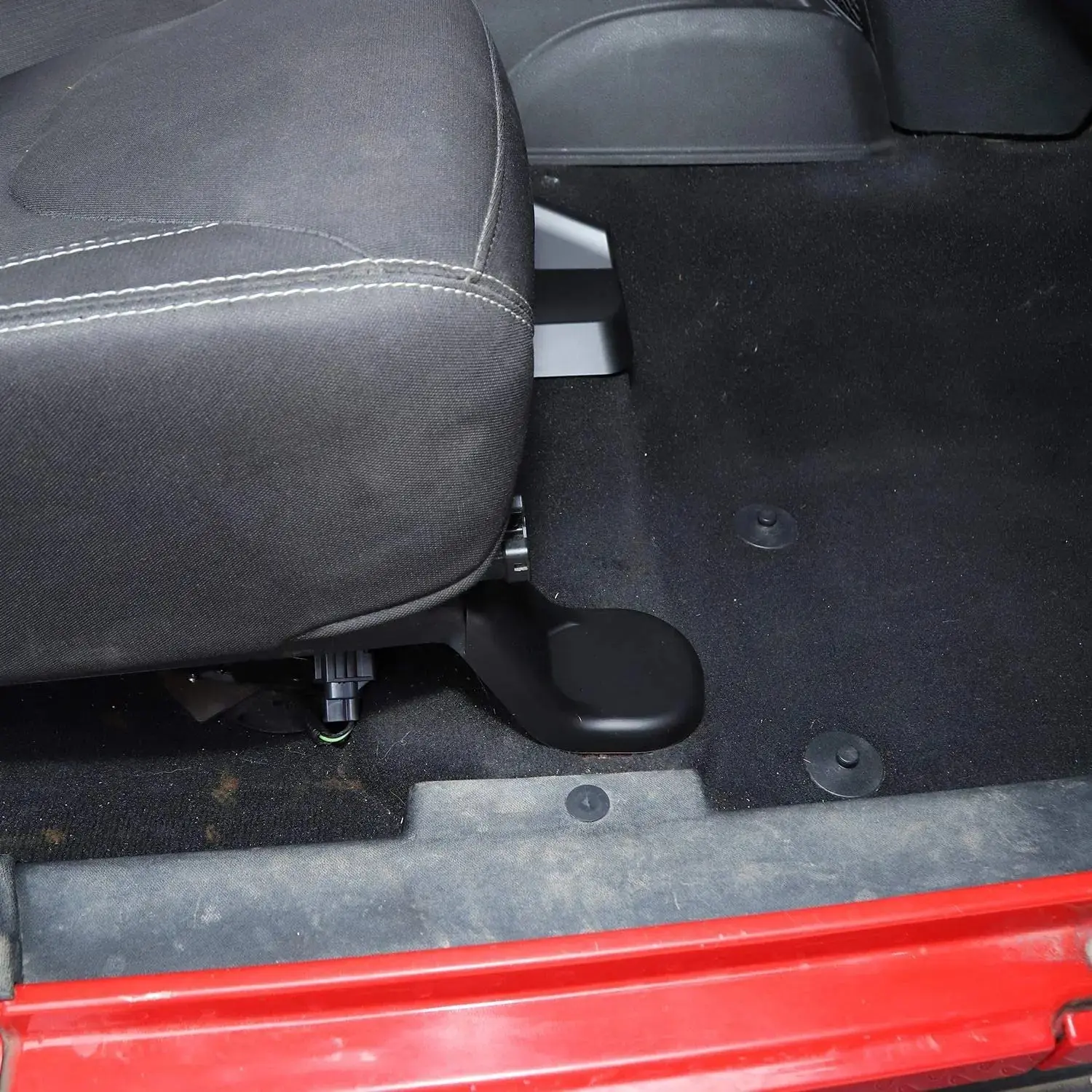 For 2011-2018 Jeep Wrangler JK JKU Front & Rear Seat Screw Protector Cover Trim - Image 5