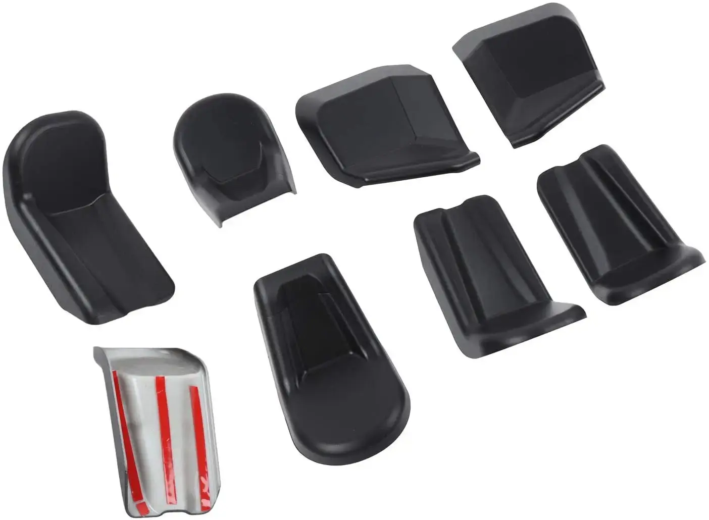 For 2011-2018 Jeep Wrangler JK JKU Front & Rear Seat Screw Protector Cover Trim - Image 6