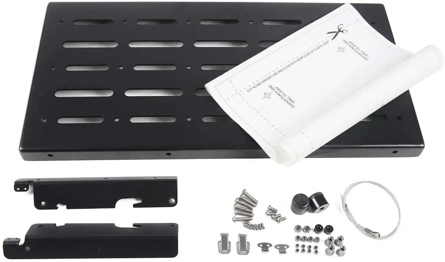 For 2007-2018 Jeep Wrangler JK JKU Tailgate Table Rear Foldable Cargo Shelf, Aluminum Alloy, Storage Rack - Image 6