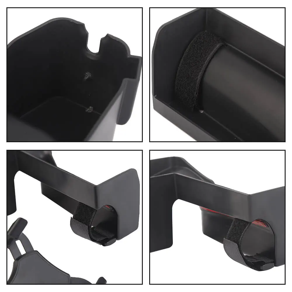 For 2018-2023 Jeep Wrangler JL JLU & Gladiator JT Passenger Co-Pilot Grab Bar Phone Mount Drink Cup Storage Tray - Image 15