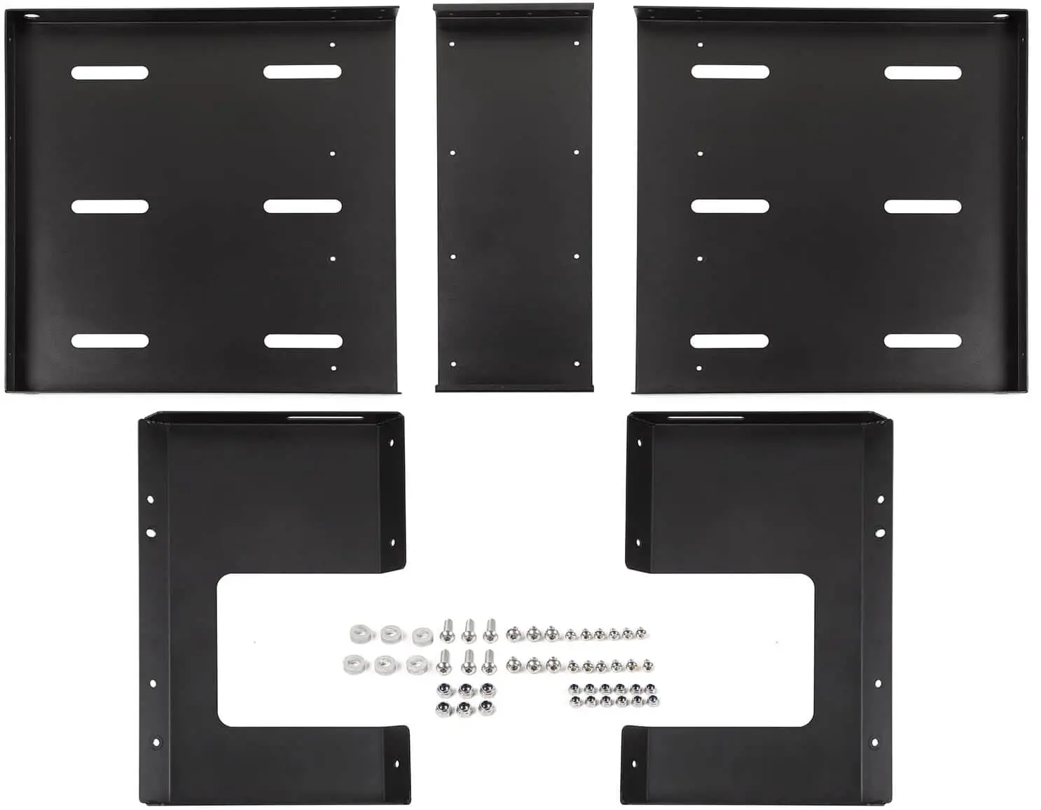 For 2007+Jeep Wrangler JKU JLU 4Door Rear Cargo Rack Luggage Storage Carrier Solid Metal Trunk Shelf - Image 6