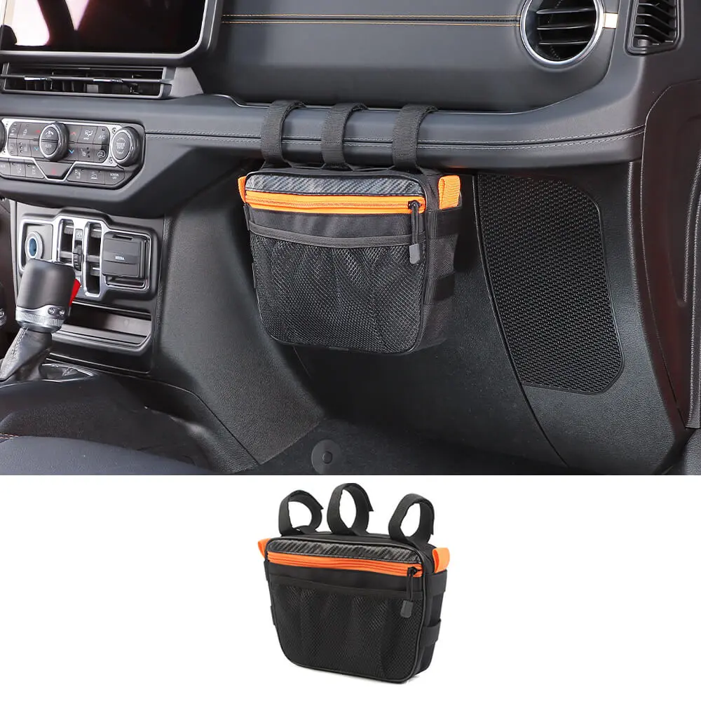 For Jeep Wrangler CJ YJ TJ JK JL JT/Renegade Car Co-Pilot Grab Bar Handle Storage Bag - Image 10