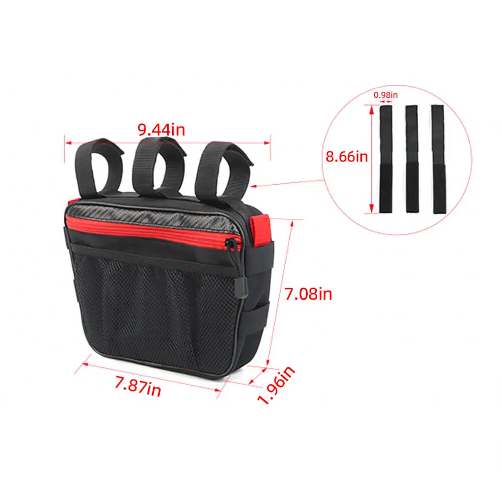 For Jeep Wrangler CJ YJ TJ JK JL JT/Renegade Car Co-Pilot Grab Bar Handle Storage Bag - Image 8