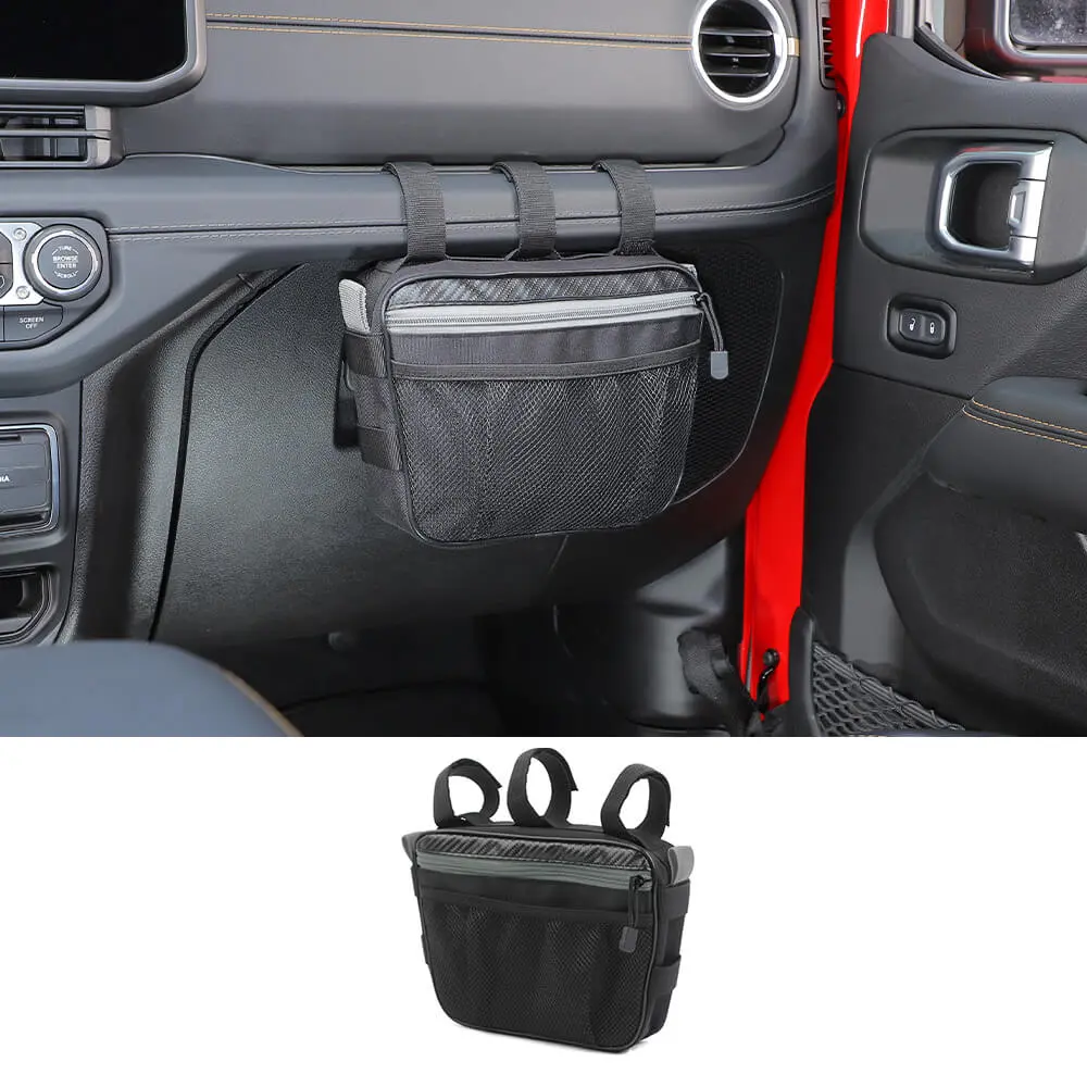 For Jeep Wrangler CJ YJ TJ JK JL JT/Renegade Car Co-Pilot Grab Bar Handle Storage Bag - Image 9