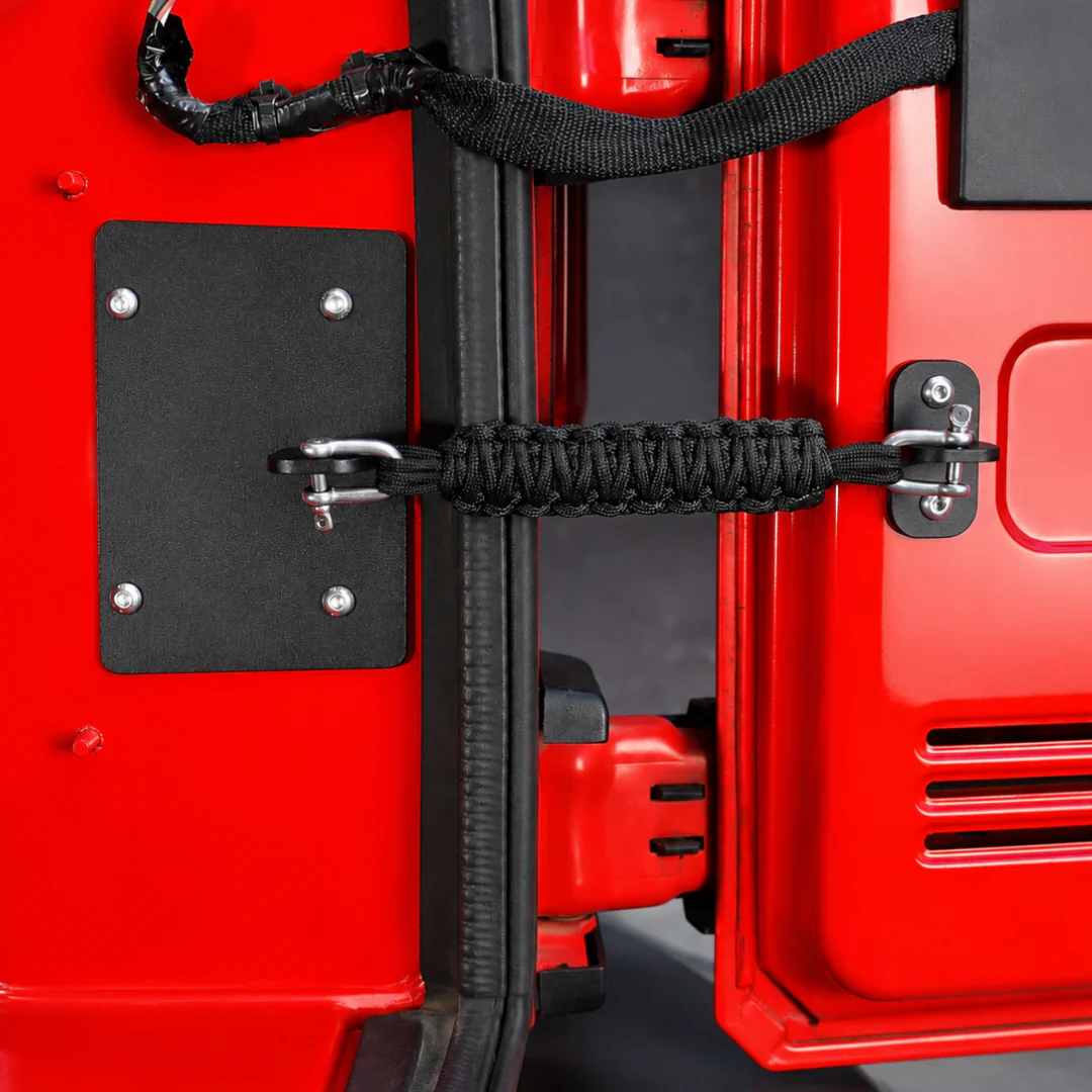 For 2007-2018 Jeep Wrangler JK Car Tailgate Door Limiter Stopper & Rope Strap Bandage - Image 5