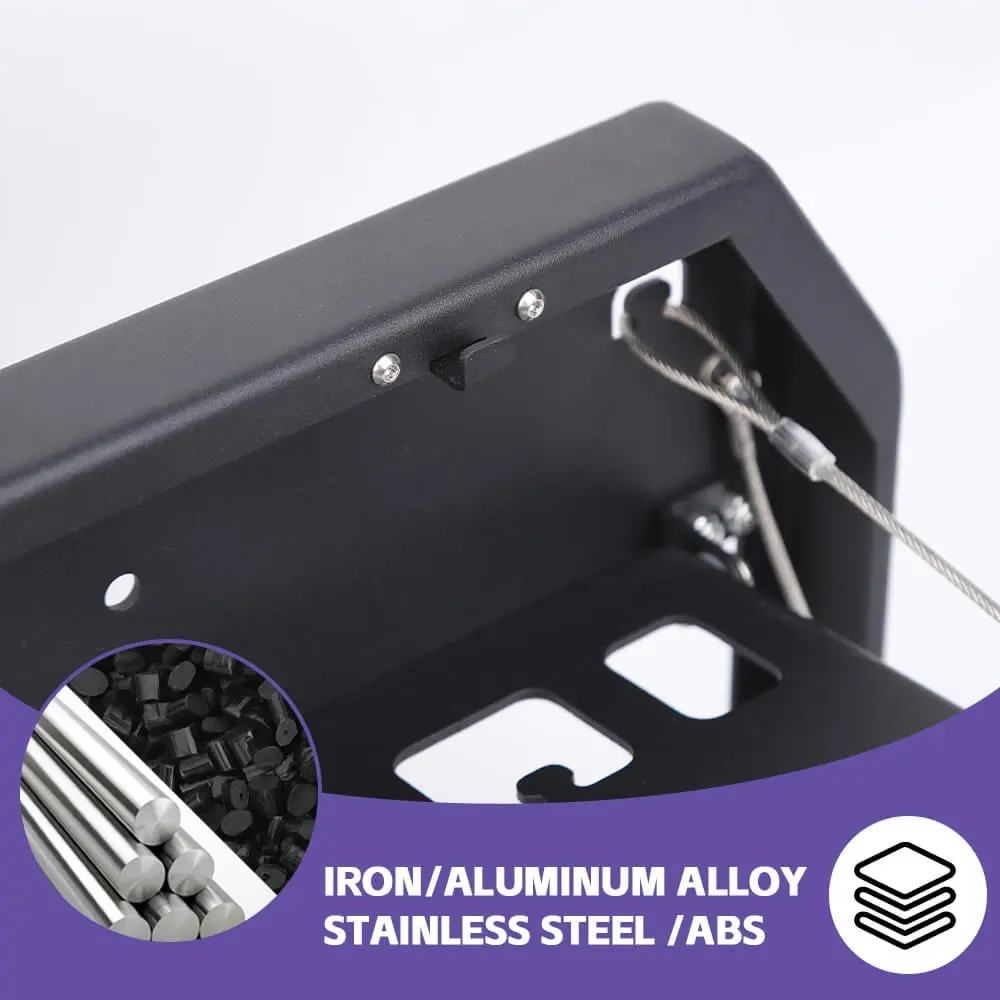 For 2007+ Jeep Wrangler JK JL Trunk Foldable Rear Door Tailgate Table Storage Cargo Shelf - Image 7