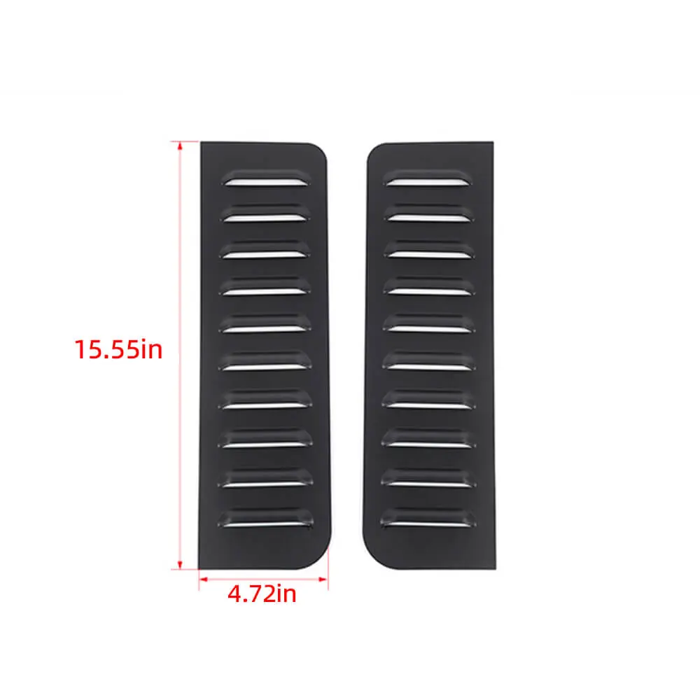 For 2007-2018 Jeep Wrangler JKU Rear Car Door Small Window Glass Cover 4 Door - Image 8