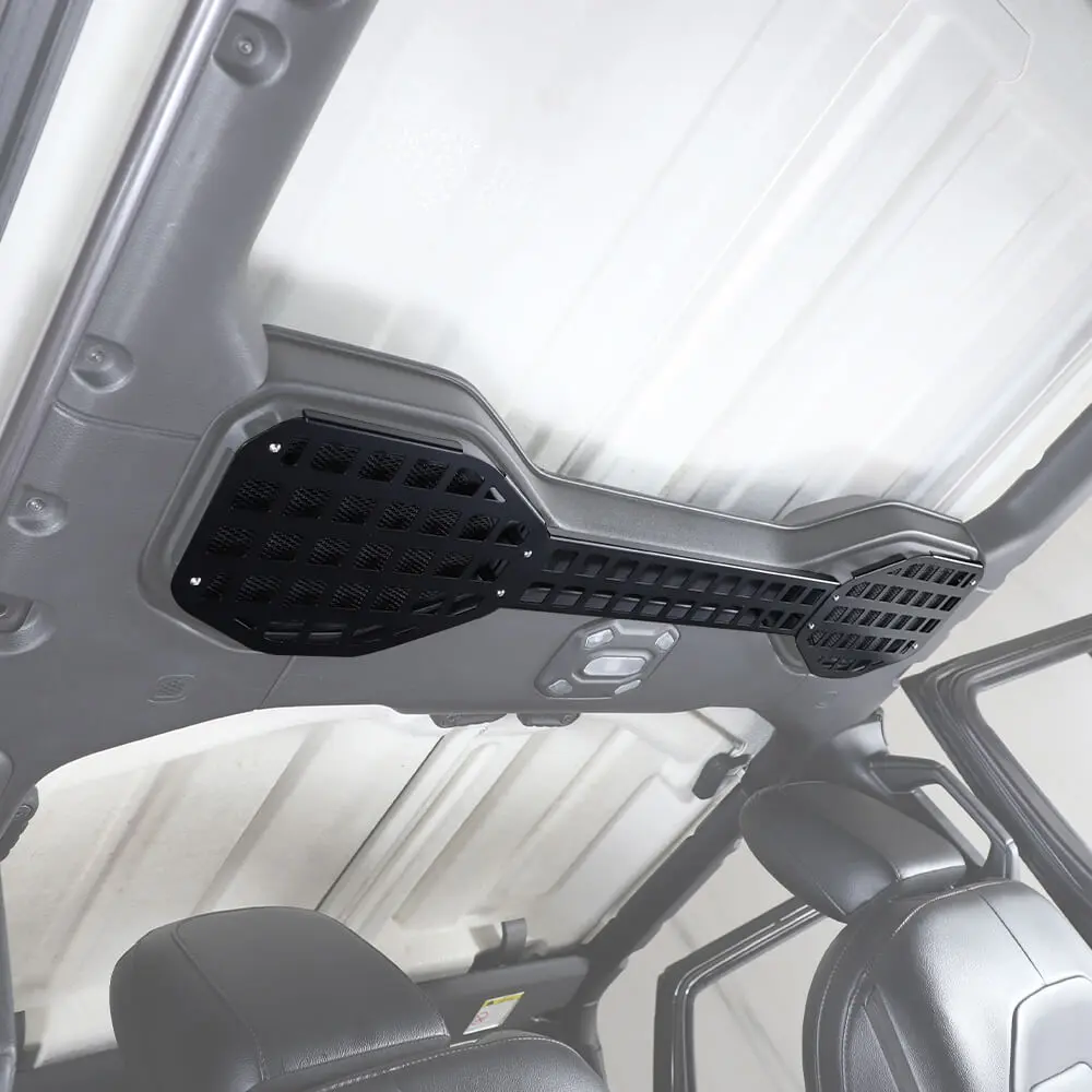 For 2018-2023 Jeep Wrangler JL Iron Top Roof Speaker Shelf Rack - Image 4