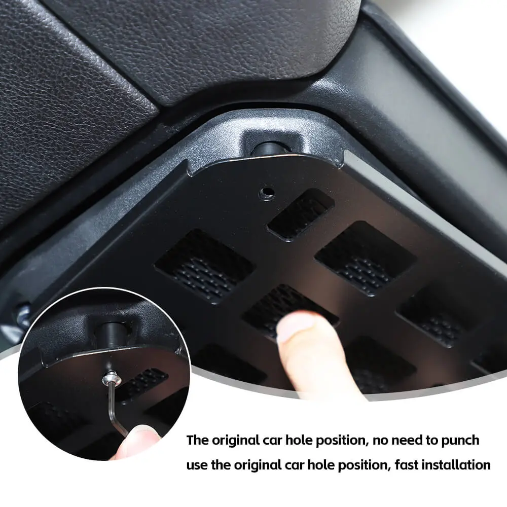 For 2018-2023 Jeep Wrangler JL Iron Top Roof Speaker Shelf Rack - Image 5