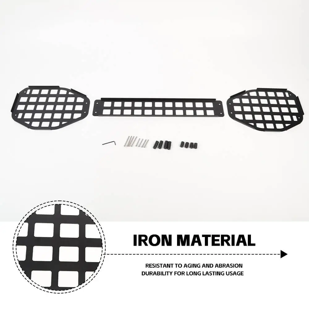 For 2018-2023 Jeep Wrangler JL Iron Top Roof Speaker Shelf Rack - Image 7