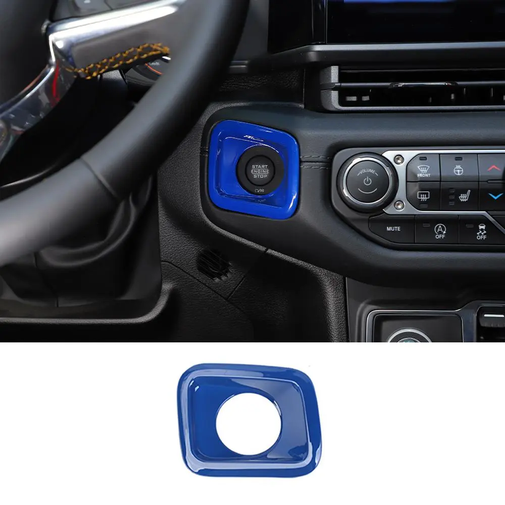 For 2024+ Jeep Wrangler JL & Gladiator JT One-Button Start Switch Cover Panel Trim - Image 13