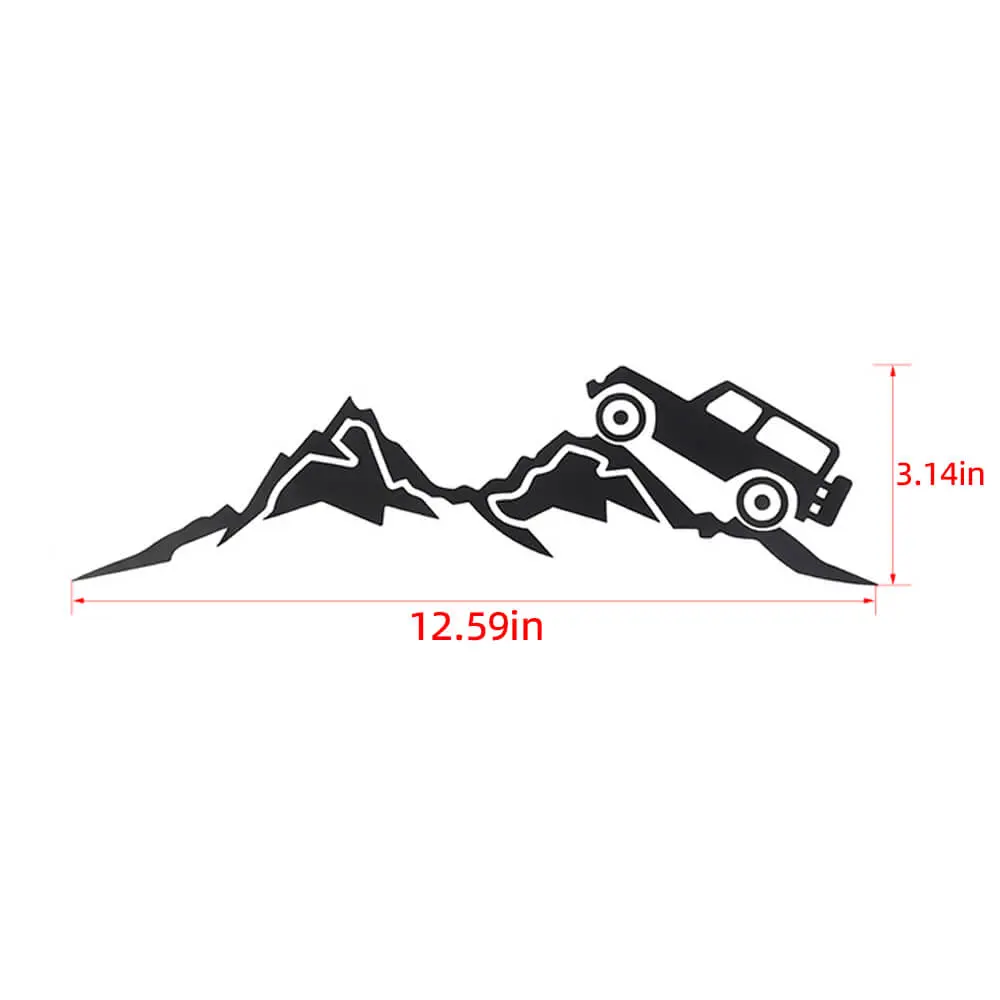 For 2018+ Jeep Wrangler JL & Gladiator JT Dashboard Co-pilot Decal Sticker Cover Trim Black - Image 7