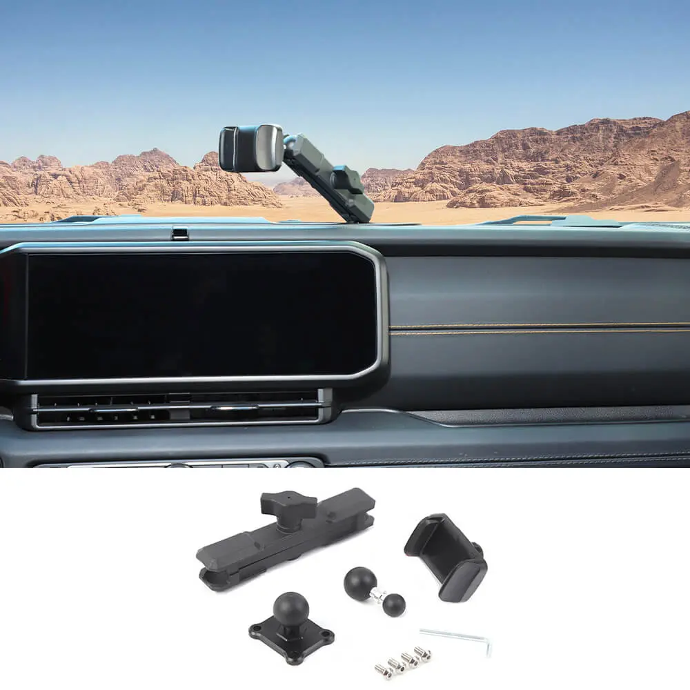 For 2024+ Jeep Wrangler JL/Gladiator JT Car Mobile Phone Mount Stand Holder